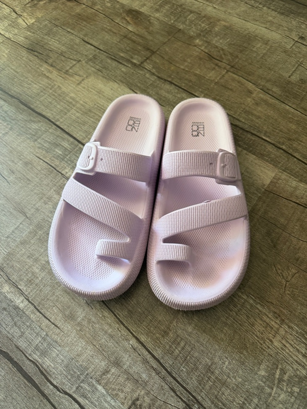 Light Lavender Slide Sandals
